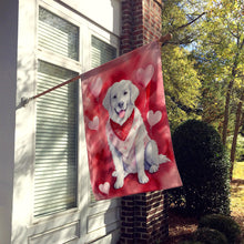 Load image into Gallery viewer, Kuvasz My Valentine House Flag