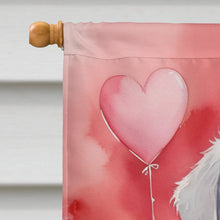 Load image into Gallery viewer, Kuvasz My Valentine House Flag