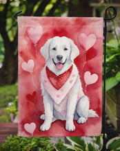 Load image into Gallery viewer, Kuvasz Valentine’s Day Garden Flag – Dog-Themed Heart Yard Decor