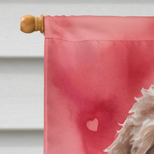 Load image into Gallery viewer, Labradoodle My Valentine House Flag