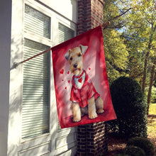 Load image into Gallery viewer, Lakeland Terrier My Valentine House Flag