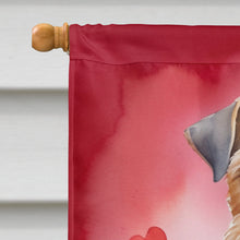 Load image into Gallery viewer, Lakeland Terrier My Valentine House Flag