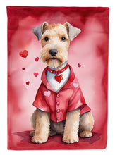 Load image into Gallery viewer, Lakeland Terrier My Valentine House Flag