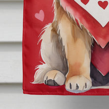 Load image into Gallery viewer, Leonberger My Valentine House Flag