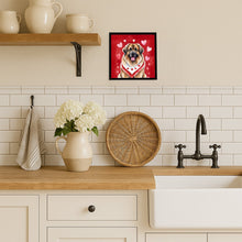 Load image into Gallery viewer, Leonberger My Valentine Framed Metal Print