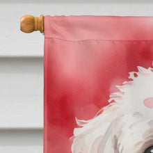 Load image into Gallery viewer, Maltipoo My Valentine House Flag