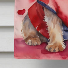 Load image into Gallery viewer, Norfolk Terrier My Valentine House Flag