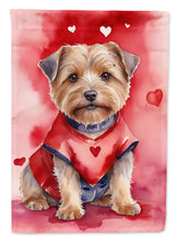 Load image into Gallery viewer, Norfolk Terrier My Valentine House Flag
