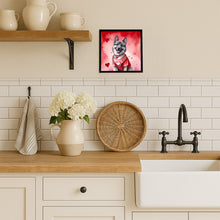 Load image into Gallery viewer, Norwegian Elkhound My Valentine Framed Metal Print