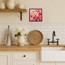 Load image into Gallery viewer, Norwich Terrier My Valentine Framed Metal Print