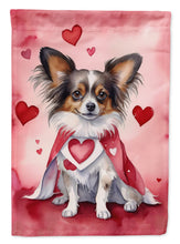 Load image into Gallery viewer, Papillon My Valentine House Flag