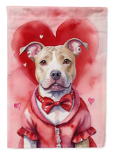 Load image into Gallery viewer, Pit Bull Terrier Valentine’s Day Garden Flag – Dog-Themed Heart Yard Decor