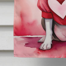 Load image into Gallery viewer, Pit Bull Terrier My Valentine House Flag