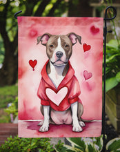Load image into Gallery viewer, Pit Bull Terrier Valentine’s Day Garden Flag – Dog-Themed Heart Yard Decor