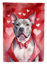 Load image into Gallery viewer, Pit Bull Terrier My Valentine House Flag