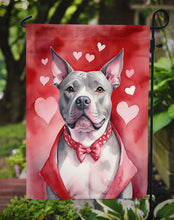 Load image into Gallery viewer, Pit Bull Terrier Valentine’s Day Garden Flag – Dog-Themed Heart Yard Decor
