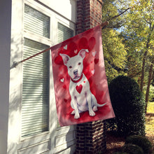 Load image into Gallery viewer, Pit Bull Terrier My Valentine House Flag