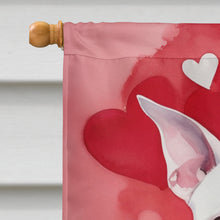 Load image into Gallery viewer, Pit Bull Terrier My Valentine House Flag