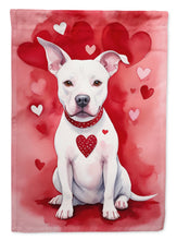 Load image into Gallery viewer, Pit Bull Terrier Valentine’s Day Garden Flag – Dog-Themed Heart Yard Decor