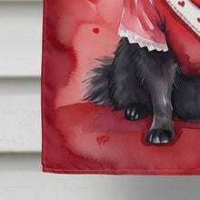 Load image into Gallery viewer, Pomeranian My Valentine House Flag