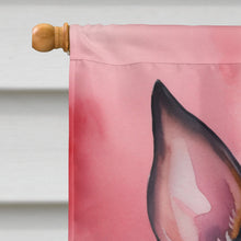 Load image into Gallery viewer, Rat Terrier My Valentine House Flag