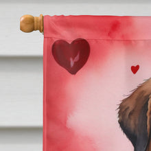 Load image into Gallery viewer, Saint Bernard My Valentine House Flag