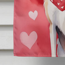 Load image into Gallery viewer, Saluki My Valentine House Flag