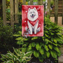 Load image into Gallery viewer, Samoyed Valentine’s Day Garden Flag – Dog-Themed Heart Yard Decor