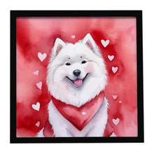 Load image into Gallery viewer, Samoyed My Valentine Framed Metal Print
