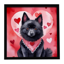Load image into Gallery viewer, Schipperke My Valentine Framed Metal Print