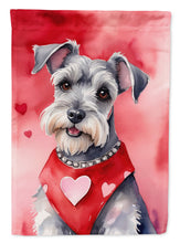 Load image into Gallery viewer, Schnauzer My Valentine House Flag