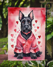 Load image into Gallery viewer, Scottish Terrier Valentine’s Day Garden Flag – Dog-Themed Heart Yard Decor