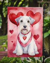 Load image into Gallery viewer, Sealyham Terrier Valentine’s Day Garden Flag – Dog-Themed Heart Yard Decor