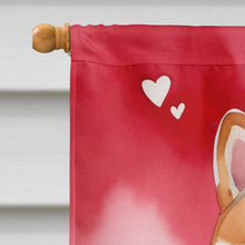 Load image into Gallery viewer, Shiba Inu My Valentine House Flag