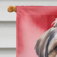 Load image into Gallery viewer, Shih Tzu My Valentine House Flag