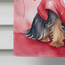 Load image into Gallery viewer, Silky Terrier My Valentine House Flag