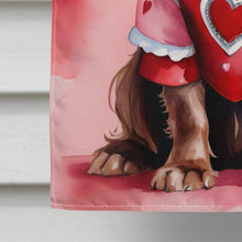 Load image into Gallery viewer, Sussex Spaniel My Valentine House Flag