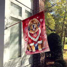 Load image into Gallery viewer, Tibetan Mastiff My Valentine House Flag