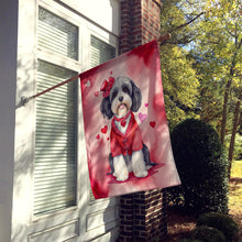 Load image into Gallery viewer, Tibetan Terrier My Valentine House Flag
