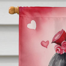 Load image into Gallery viewer, Tibetan Terrier My Valentine House Flag