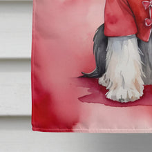 Load image into Gallery viewer, Tibetan Terrier My Valentine House Flag