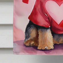 Load image into Gallery viewer, Welsh Terrier My Valentine House Flag