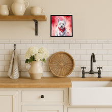 Load image into Gallery viewer, Westie My Valentine Framed Metal Print