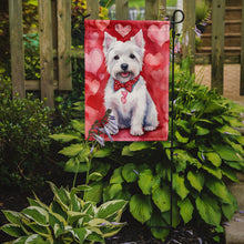 Load image into Gallery viewer, Westie Valentine’s Day Garden Flag – Dog-Themed Heart Yard Decor