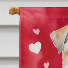 Load image into Gallery viewer, Wheaten Terrier My Valentine House Flag