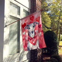 Load image into Gallery viewer, Whippet My Valentine House Flag