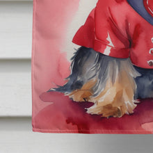 Load image into Gallery viewer, Yorkshire Terrier My Valentine House Flag