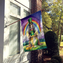 Load image into Gallery viewer, Afghan Hound St Patrick's Day House Flag