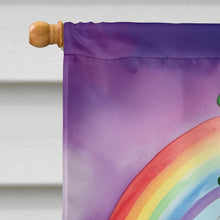 Load image into Gallery viewer, Afghan Hound St Patrick's Day House Flag