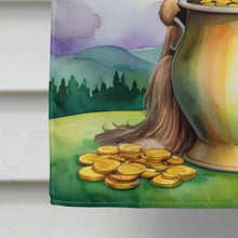 Load image into Gallery viewer, Afghan Hound St Patrick's Day House Flag